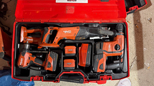 Hilti 22v bohrmaschinen set - bohrmaschinen,